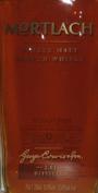 Mortlach Scotch Single Malt Rare Old