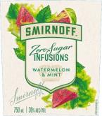 Smirnoff Zero Vodka Watermelon and Mint