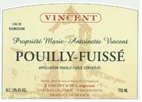 J.J. Vincent & Fils - Pouilly-Fuiss� 2018