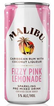 Malibu - Fizzy Pink Lemonade Rume (4 pack 12oz cans) (4 pack 12oz cans)