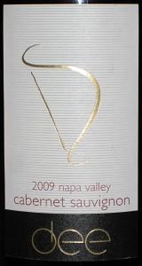 Dee Cabernet Sauvignon Napa 09 2009