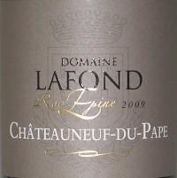Domaine Lafond Chateauneuf du Pape Roc Epine 09 2009