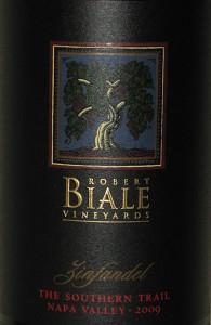 Robert Biale Zinfandel The Southern Trail Napa 09 2009