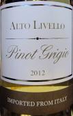 Alto Livello - Pinot Grigio 2016