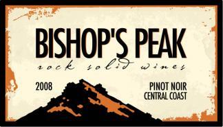 Bishops Peak - Pinot Noir Central Coast 2022