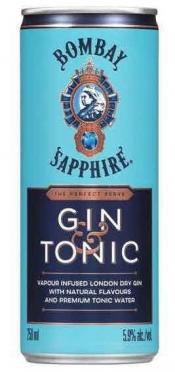 Bombay Sapphire - Gin & Tonic (4 pack 12oz cans) (4 pack 12oz cans)