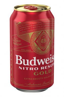 Budweiser - Nitro Gold (6 pack 12oz cans) (6 pack 12oz cans)