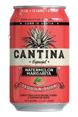 Cantina - Watermelon Margarita (4 pack 12oz cans) (4 pack 12oz cans)