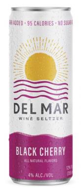 Del Mar Wine Seltzer - Black Cherry Hard Seltzer (4 pack cans) (4 pack cans)