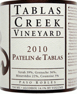 Tablas Creek - Patelin de Tablas Paso Robles 2010