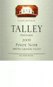 Talley - Pinot Noir Arroyo Grande Valley 2018