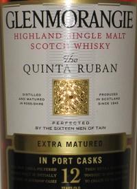 Glenmorangie Scotch Single Malt 12 Year The Quinta Ruban
