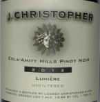 J. Christopher Pinot Noir Eola Amity Hills Lumiere 12 2012