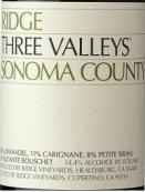Ridge Sonoma County Three Valleys Zinfandel 16 2019