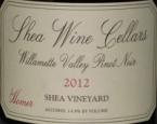 Shea Wine Clrs Pinot Noir Homer Shea Vyd Willamette Vly 12 2012