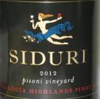 Siduri - Pinot Noir Santa Lucia Highlands Pisoni Vineyard 2012