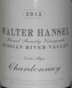 Walter Hansel Chardonnay Cuvee Alyce Russian River 13 2013